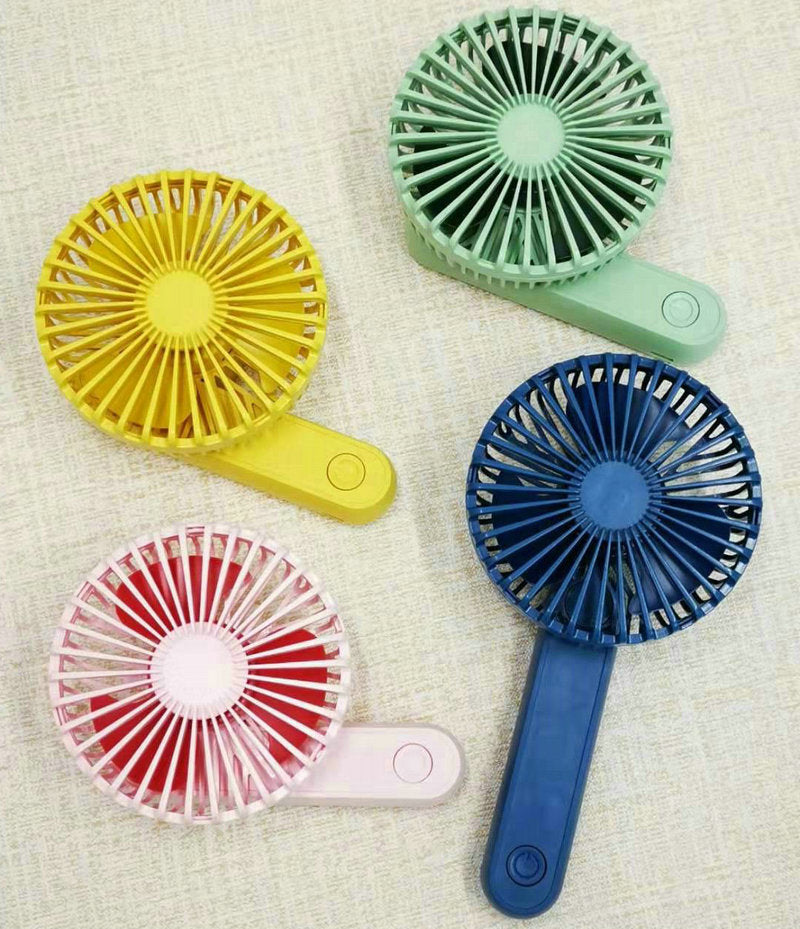 Portable Handheld Fan Rechargeable Battery Powered Compact Lightweight Cooling Breeze