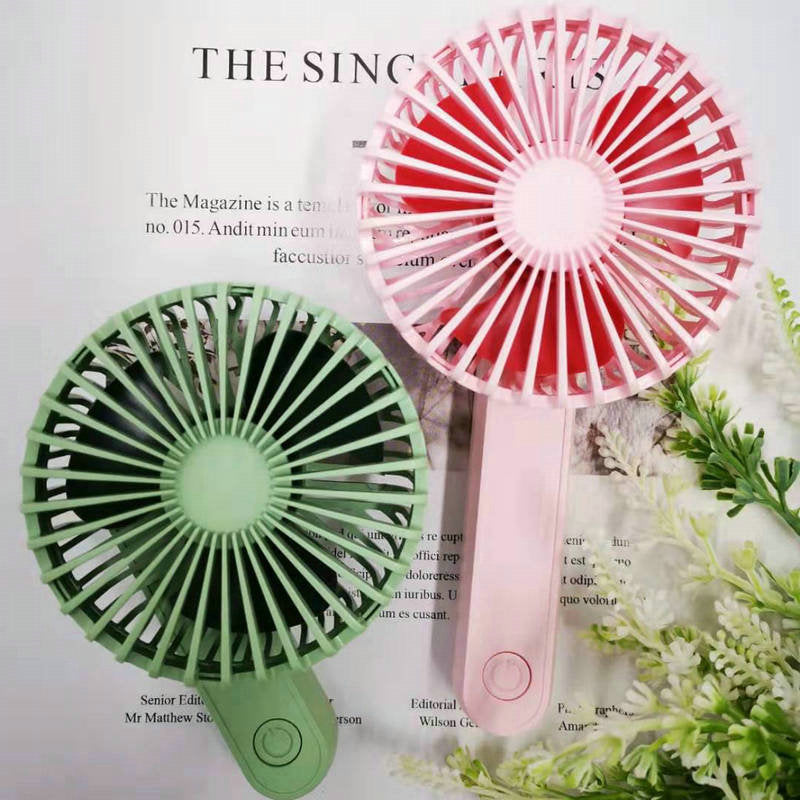Portable Handheld Fan Rechargeable Battery Powered Compact Lightweight Cooling Breeze
