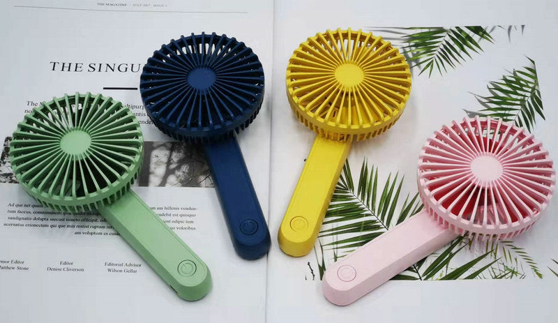 Harrow Portable Handheld Fan Rechargeable Battery Lightweight Compact Cooling Breeze