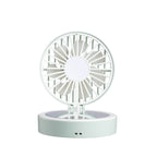 Portable Folding Table Fan USB Rechargeable Compact Lightweight Adjustable Angle