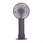 Harrow Portable Rechargeable Desk Fan with Adjustable Speeds and Stable Base