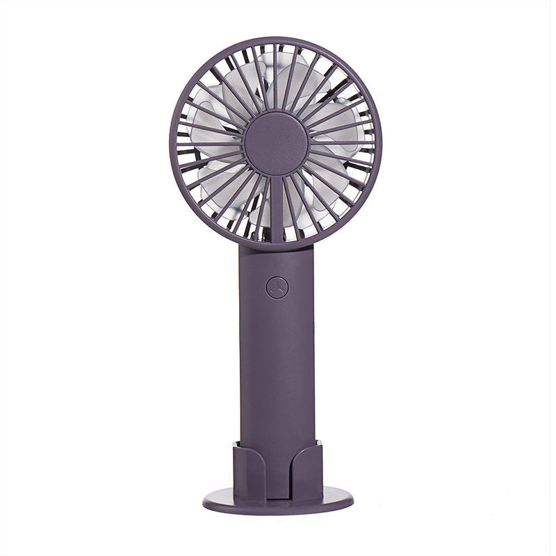 Portable Rechargeable Desk Fan with Adjustable Speeds and Stable Base Compact Lightweight