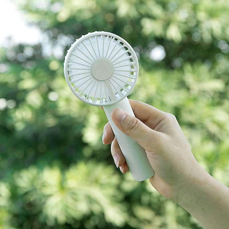 Harrow Portable Rechargeable Desk Fan with Adjustable Speeds and Stable Base