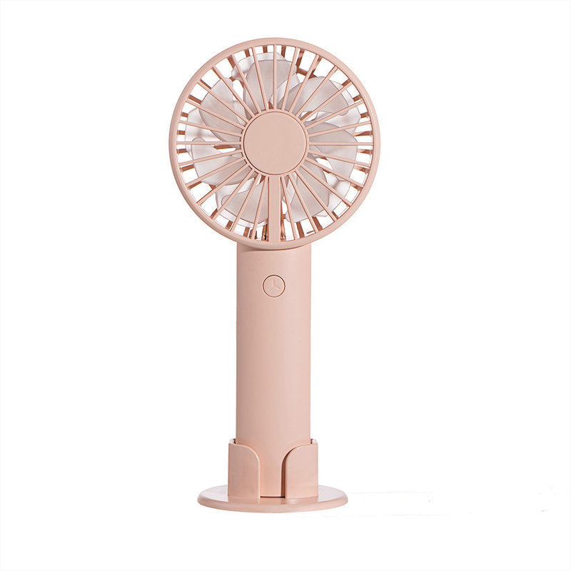 Harrow Portable Rechargeable Desk Fan with Adjustable Speeds and Stable Base
