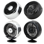 Compact Desktop Cooling Fan Portable Adjustable Angle Turbine Design for Home Office