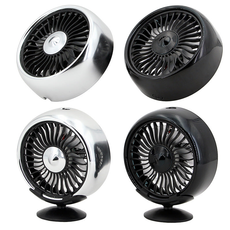 Compact Desktop Cooling Fan Portable Adjustable Angle Turbine Design for Home Office