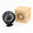 Compact Desktop Cooling Fan Portable Adjustable Angle Turbine Design for Home Office