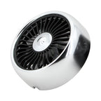 Compact Desktop Cooling Fan Portable Adjustable Angle Turbine Design for Home Office