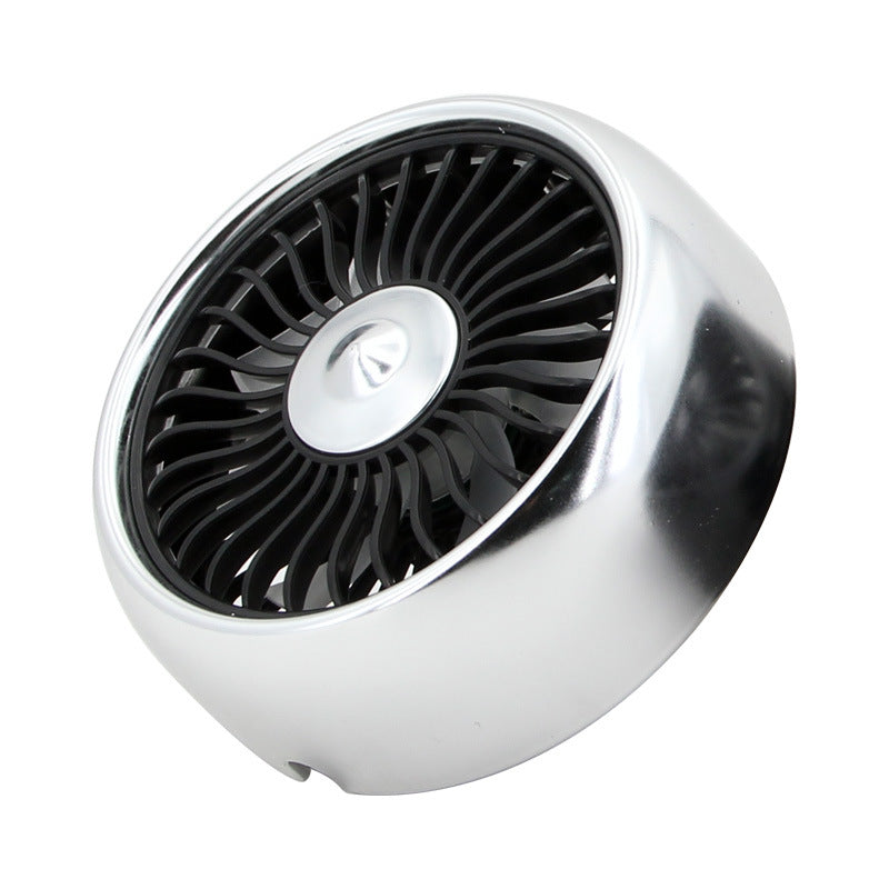 Compact Desktop Cooling Fan Portable Adjustable Angle Turbine Design for Home Office