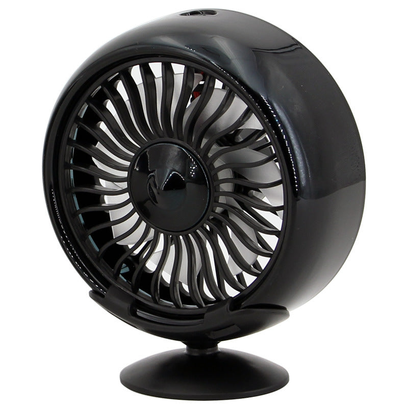 Compact Desktop Cooling Fan Portable Adjustable Angle Turbine Design for Home Office