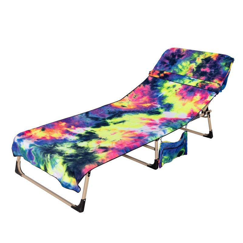 Women’s Outdoor Lounge Chair with Adjustable Backrest and Sturdy Steel Frame