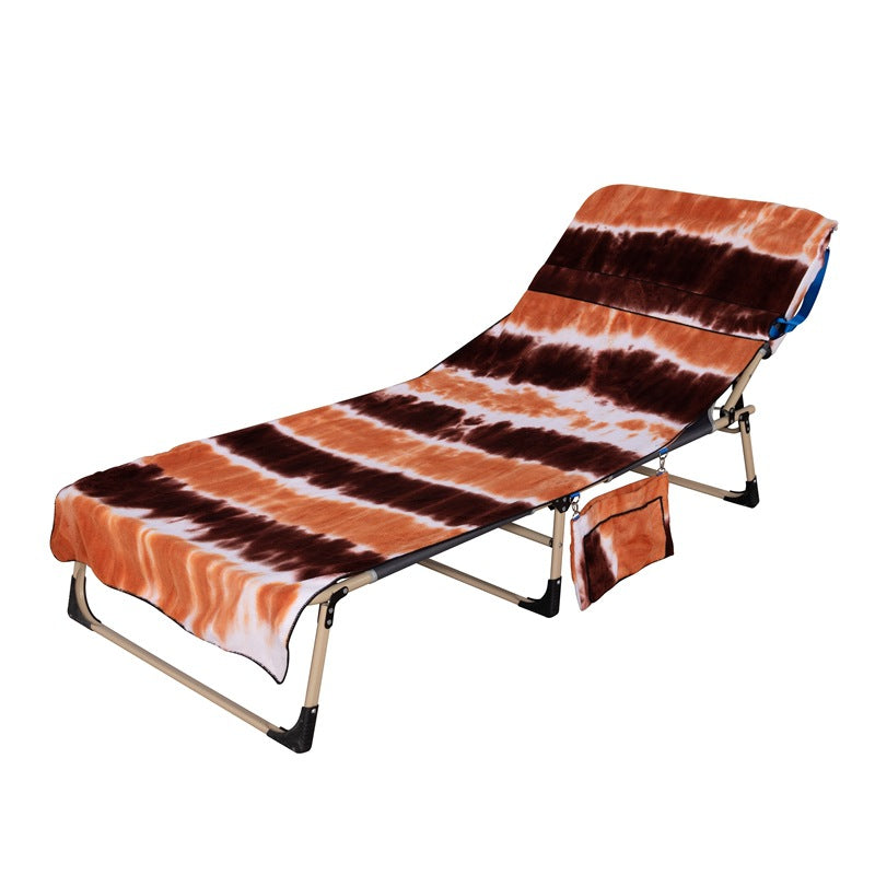 Women’s Outdoor Lounge Chair with Adjustable Backrest and Sturdy Steel Frame