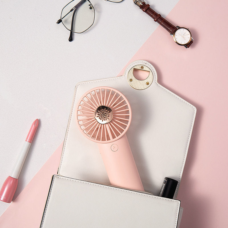 Harrow Portable Handheld Fan USB Rechargeable Compact Lightweight Quiet Operation