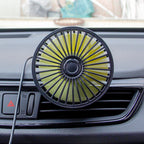 Portable Rechargeable Clip-On Fan with Adjustable Angles and Multiple Speeds for Indoor and Outdoor Use