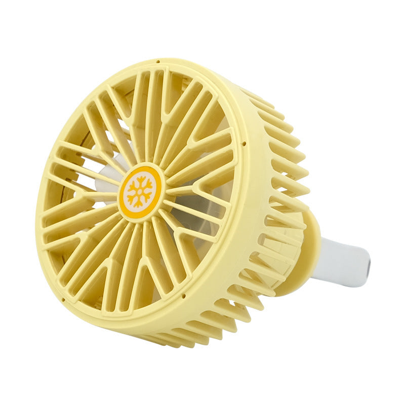 Compact Car Air Circulator Fan Portable Adjustable Angle Quiet Operation Compatible with Most Vehicles