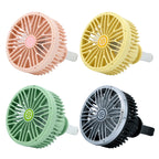 Compact Car Air Circulator Fan Portable Adjustable Angle Quiet Operation Compatible with Most Vehicles