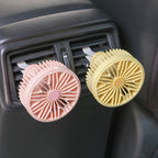 Compact Car Air Circulator Fan Portable Adjustable Angle Quiet Operation Compatible with Most Vehicles