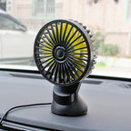 Portable Rechargeable Clip-On Fan with Adjustable Angles and Multiple Speeds for Indoor and Outdoor Use