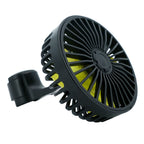 Portable Rechargeable Clip-On Fan with Adjustable Angles and Multiple Speeds for Indoor and Outdoor Use