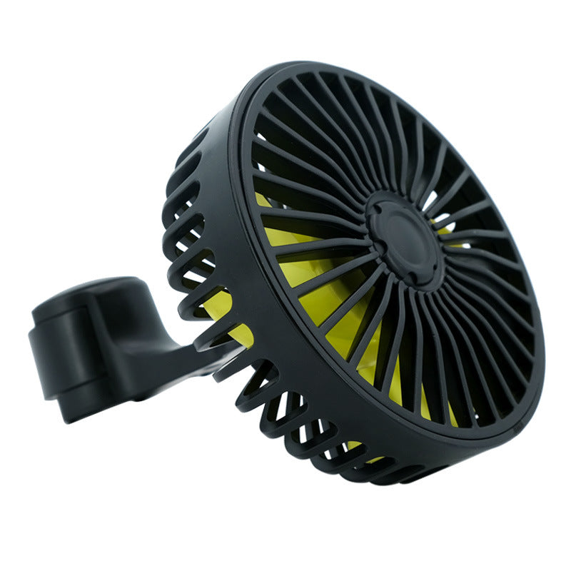Portable Rechargeable Clip-On Fan with Adjustable Angles and Multiple Speeds for Indoor and Outdoor Use