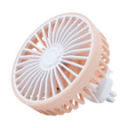 Compact Portable Car Air Circulation Fan Adjustable Clip-On Dashboard Vent Mount
