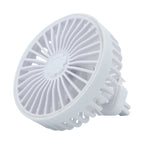 Compact Portable Car Air Circulation Fan Adjustable Clip-On Dashboard Vent Mount