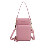 Touchscreen Phone Crossbody Bag with RFID Blocking and Removable Straps, Synthetic Leather, Fits Phones Up to 6.5 Inch