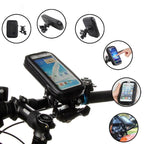 15W USB Charging Bicycle Handlebar Phone Mount Waterproof ABS Plastic Fits 4.5-6.8 Inch Phones