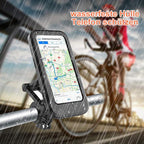 15W USB Charging Bicycle Handlebar Phone Mount Waterproof ABS Plastic Fits 4.5-6.8 Inch Phones