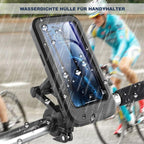 15W USB Charging Bicycle Handlebar Phone Mount Waterproof ABS Plastic Fits 4.5-6.8 Inch Phones