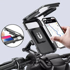 15W USB Charging Bicycle Handlebar Phone Mount Waterproof ABS Plastic Fits 4.5-6.8 Inch Phones