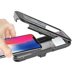 15W USB Charging Bicycle Handlebar Phone Mount Waterproof ABS Plastic Fits 4.5-6.8 Inch Phones