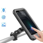 15W USB Charging Bicycle Handlebar Phone Mount Waterproof ABS Plastic Fits 4.5-6.8 Inch Phones