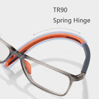 Multifocal Reading Glasses Unisex Lightweight Polycarbonate Lenses for Near and Distance Vision