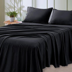 4-Piece Queen Size Cooling Microfiber Sheet Set 14" Deep Pocket Soft Hotel-Grade Bed Sheets