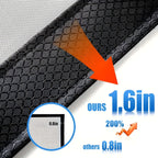 Self-Closing Magnetic Insect Screen Polyester Fiber Pet-Friendly Door Screen Black or White