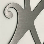 Infinity Heart Wall Decor Iron Sculpture Symbol of Eternal Love Handmade Metal Wall Art
