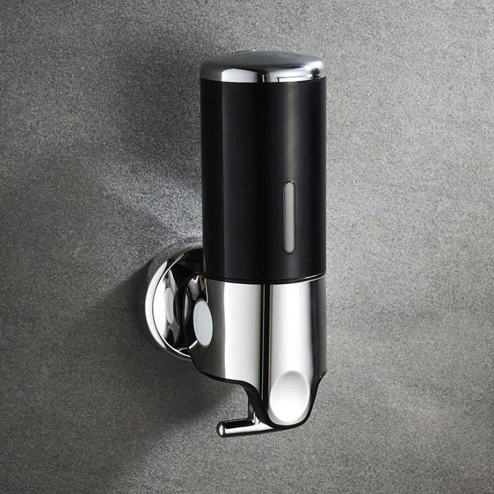 Wall Mounted Soap Dispenser Stainless Steel ABS 16.9 fl oz Push Pump Bathroom Organizer Set of 1-3