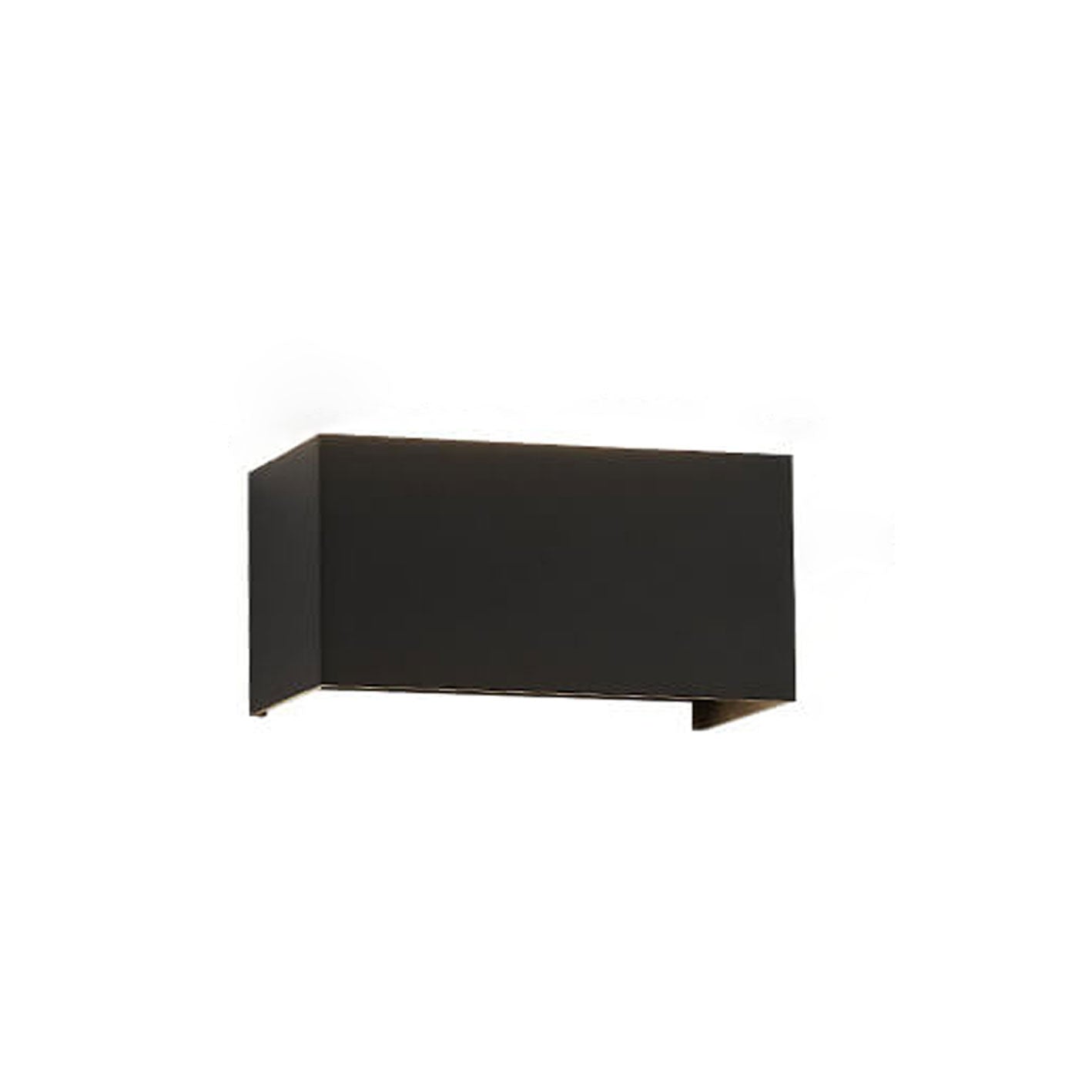 Modern Outdoor Waterproof Rectangular Aluminum LED Wall Sconce Lamp Black or White 12W/24W Hardwired
