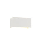 Modern Outdoor Waterproof Rectangular Aluminum LED Wall Sconce Lamp Black or White 12W/24W Hardwired