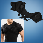 AlignR Shoulder Support Brace Cross-Compression Stability Breathable Mesh Comfort Relieves Shoulder Pain Improves Posture