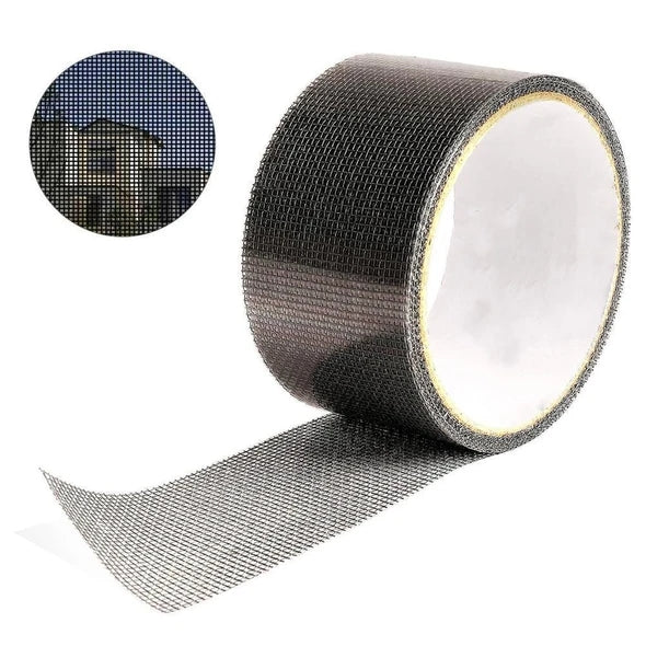 Screen Repair Kit for Window and Door Screens with Durable Adhesive Tape and Patches 3/9/18 Pieces