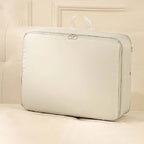 Duvet Storage Bag Premium Nylon Space-Saving Compression with Reinforced Handles Gray Oat Pink Blue