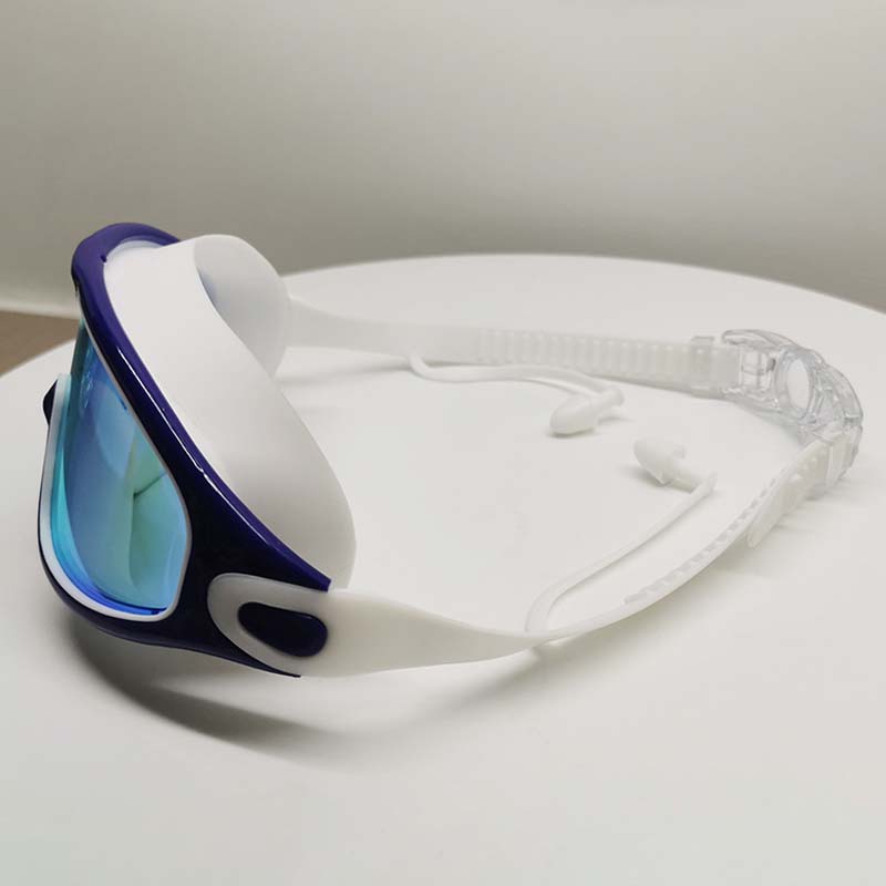 Anti Fog Swim Goggles Unisex Silicone Comfortable Fit Wide Angle Clear Vision