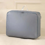 Duvet Storage Bag Premium Nylon Space-Saving Compression with Reinforced Handles Gray Oat Pink Blue