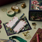 Luxury Office Supplies Advent Calendar 2026 24-Day Set with Planner, Notebook, Colored Pencils, and Gold Accents