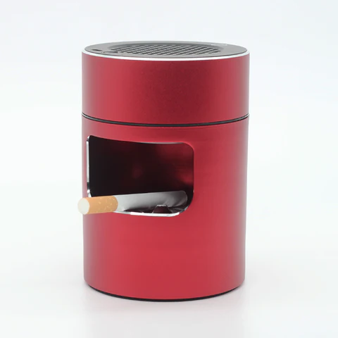 Smart Smokeless Ashtray with USB Rechargeable Battery and HEPA Filter Aluminum Portable