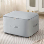 Duvet Storage Bag Premium Nylon Space-Saving Compression with Reinforced Handles Gray Oat Pink Blue