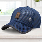 Summer Outdoor Baseball Cap Breathable Mesh Adjustable Quick-Dry Lightweight UV Protection