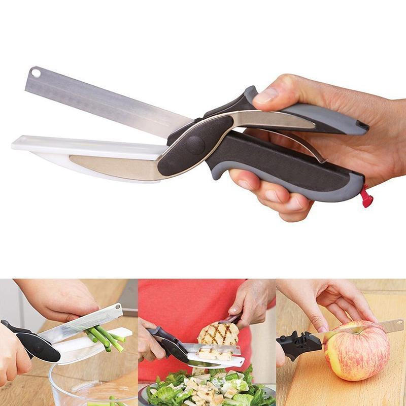 Harrow EdgeCut Stainless Steel Kitchen Scissors Versatile Black Handle Durable